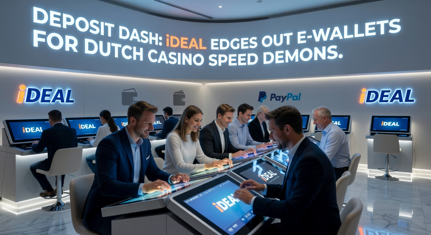 Vergelijkingstabel van stortingstijden: iDEAL op kop, gevolgd door e-wallets met vertragingen, gebaseerd op recente casino-data