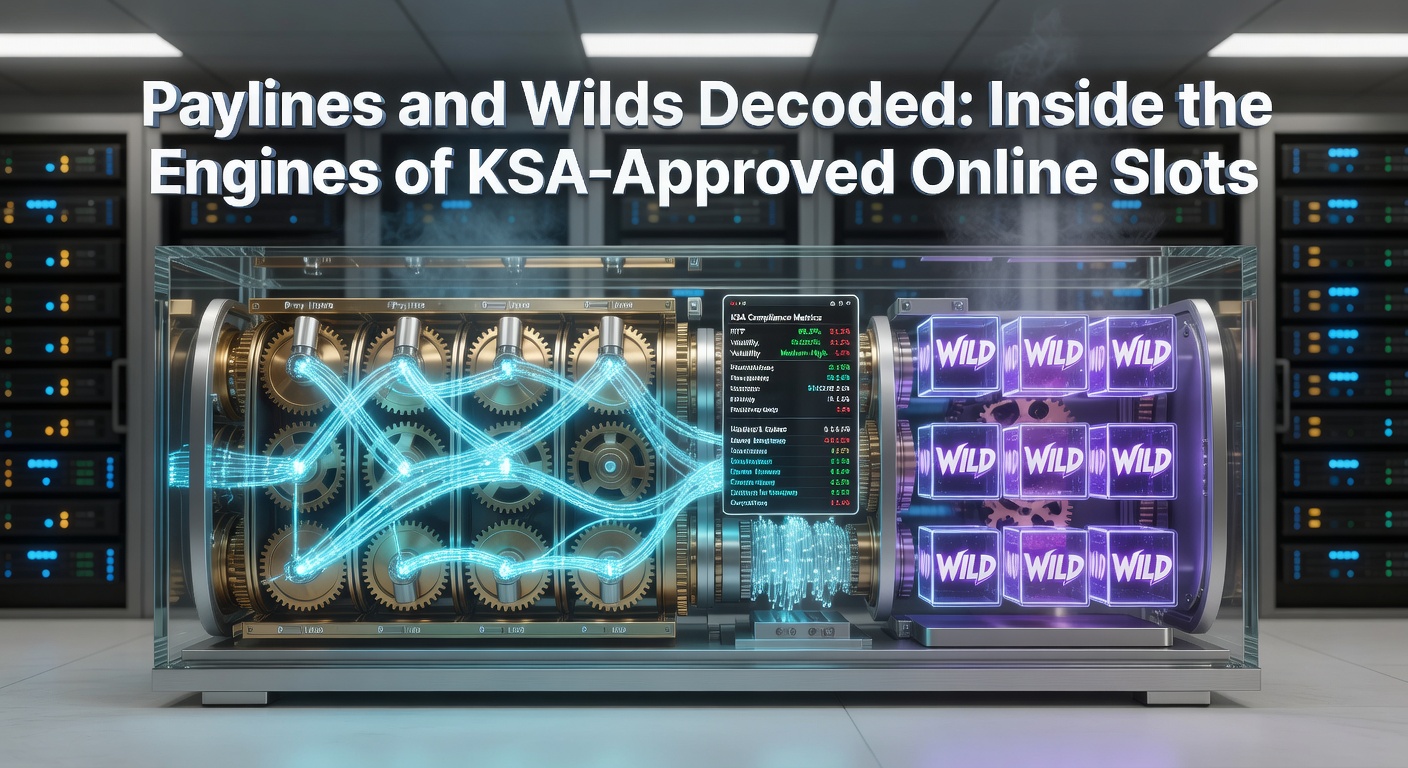 Close-up van wilde symbolen die een payline vullen op een high-volatility KSA-slot met bonusactivatie