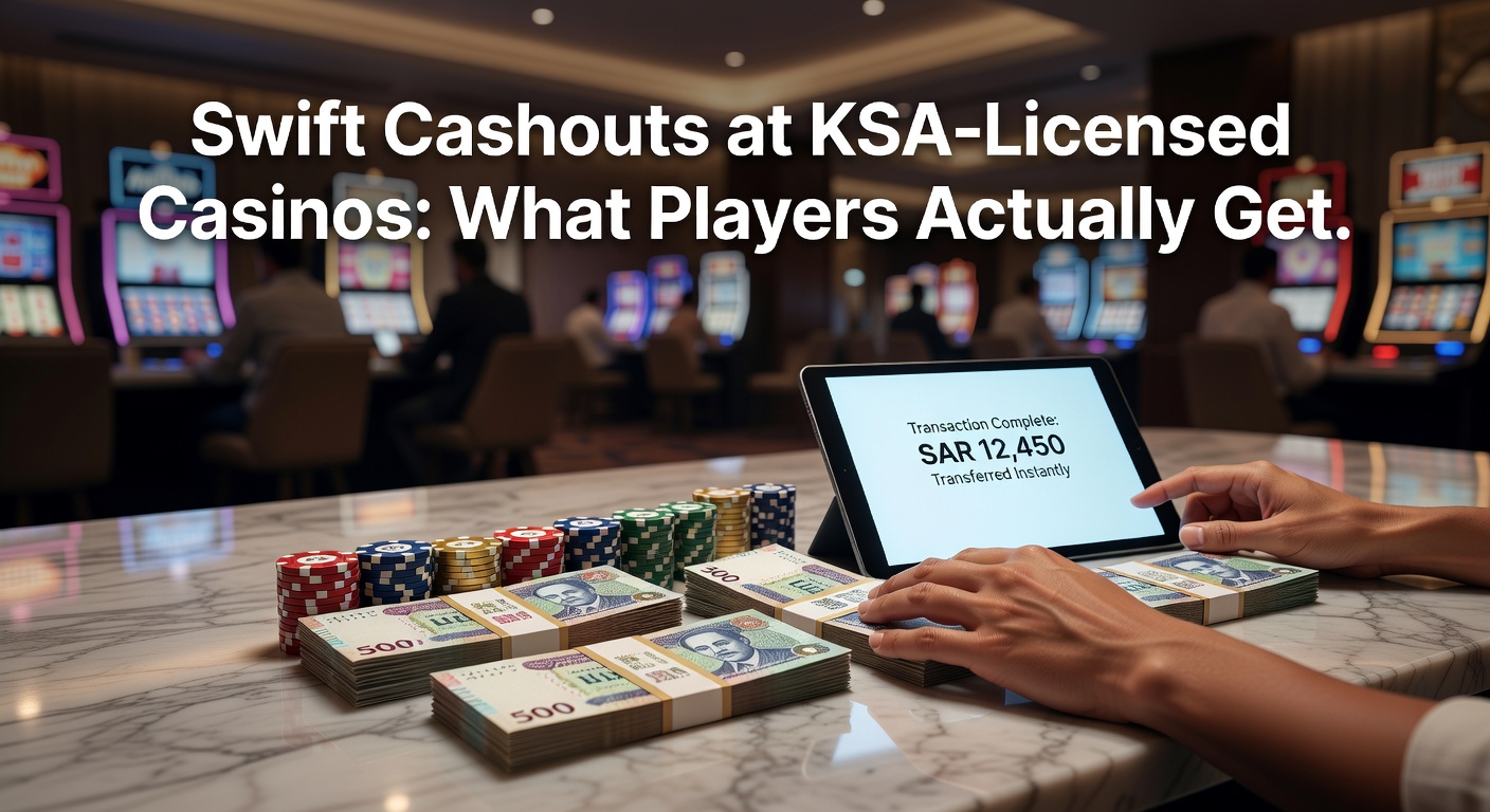 Grafiek met tijdlijnen van uitbetalingen bij KSA-casinos, tonen gemiddelde wachttijden voor verschillende methodes